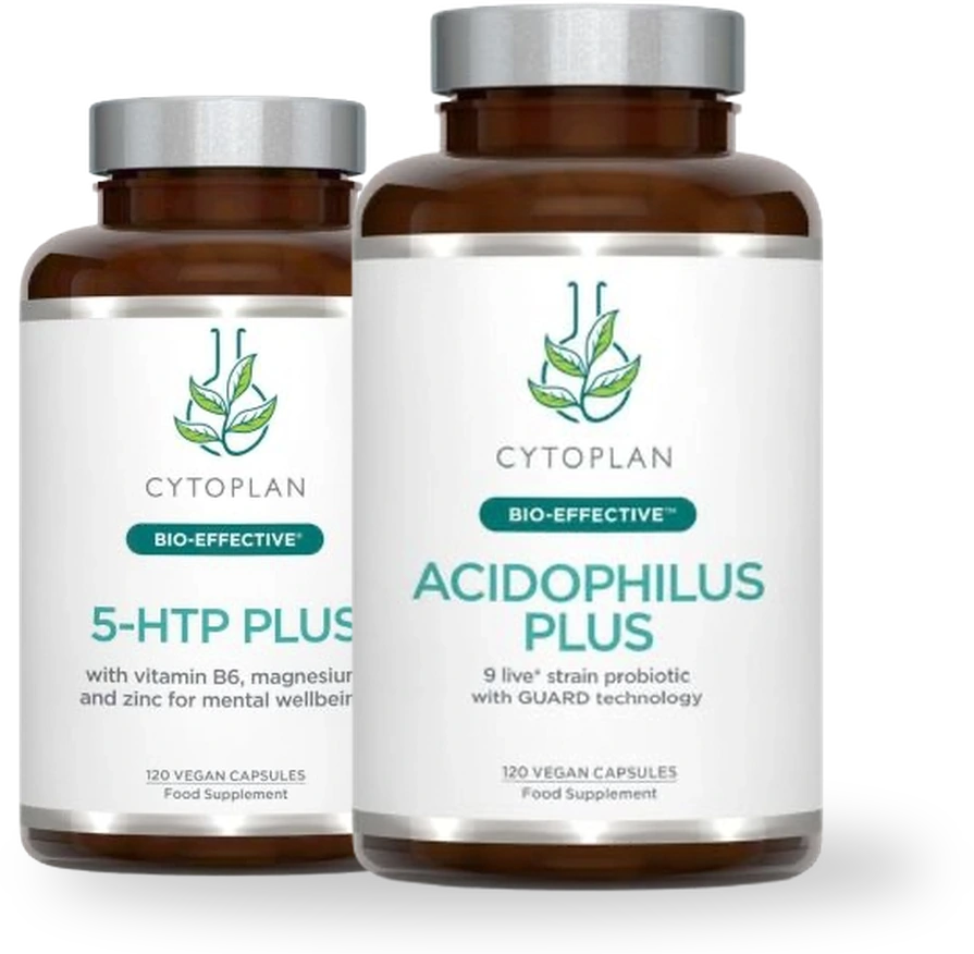 Two Cytoplan supplement bottles